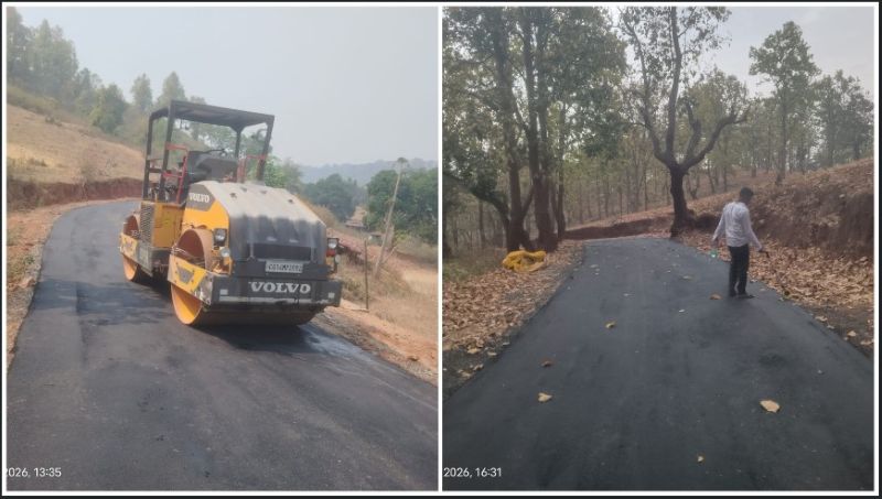 बैगापारा सड़क निर्माण में तेजी से सुधार: शिकायत के बाद विभाग की त्वरित कार्रवाई, क्षतिग्रस्त हिस्सों का पुनर्निर्माण कर बीटी कार्य गुणवत्तापूर्ण ढंग से पूर्ण