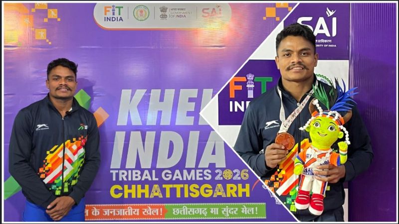 गरीबी, जिम्मेदारियों और सपनों की जंग में जीत: ‘अग्निवीर’ अंजित मुंडा ने कुश्ती में स्वर्ण जीतकर जनजातीय युवाओं के लिए बना प्रेरणा का प्रतीक