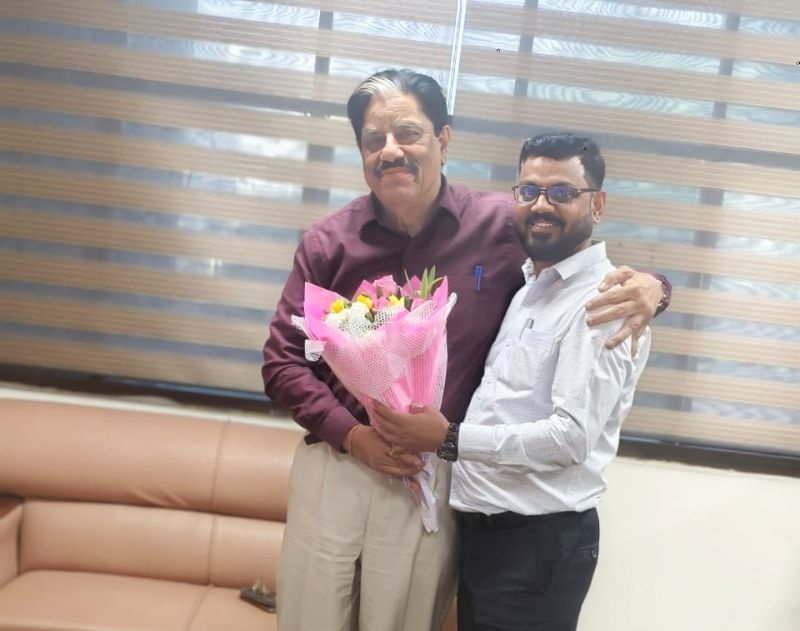 छत्तीसगढ़ के समग्र विकास को लेकर अहम बैठक: नीति आयोग के उपाध्यक्ष गणेश शंकर मिश्रा और मुख्यमंत्री के सलाहकार डॉ. धीरेंद्र तिवारी के बीच योजनाओं व विकास रणनीतियों पर विचार-विमर्श