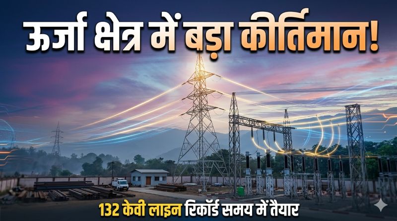दक्षिण बस्तर में ऊर्जा क्रांति: सीएसपीटीसीएल ने रचा कीर्तिमान, चुनौतीपूर्ण परिस्थितियों में 132 केवी ट्रांसमिशन लाइन समय से पहले पूरी कर औद्योगिक विकास को दी नई उड़ान
