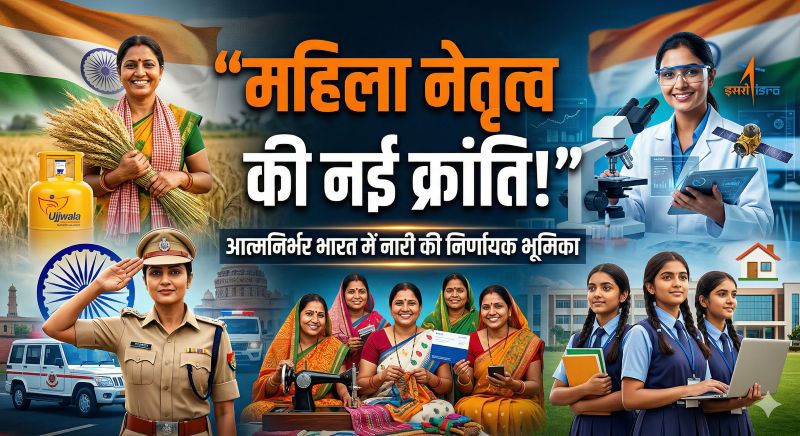 महिलाएं बन रहीं बदलाव की धुरी: सरकारी योजनाओं से सशक्त भारत की नई तस्वीर, हर क्षेत्र में बढ़ी भागीदारी और नेतृत्व