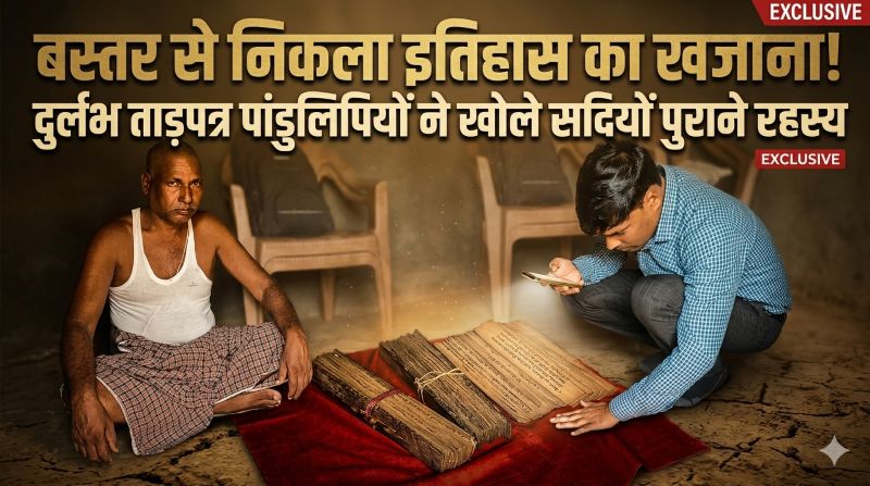 इतिहास ने खोले अपने पन्ने—बस्तर के ग्रामीण अंचलों में मिली प्राचीन पांडुलिपियां, चिकित्सा, ज्योतिष और साहित्य का अनमोल खजाना अब शोधकर्ताओं के लिए बना नई दिशा
