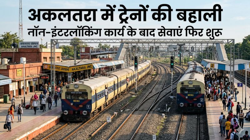 रेलवे का अहम फैसला: नॉन-इंटरलॉकिंग कार्य से प्रभावित ट्रेनों की चरणबद्ध बहाली शुरू, बिलासपुर मंडल में मेमू और पैसेंजर सेवाएं फिर पटरी पर लौटीं