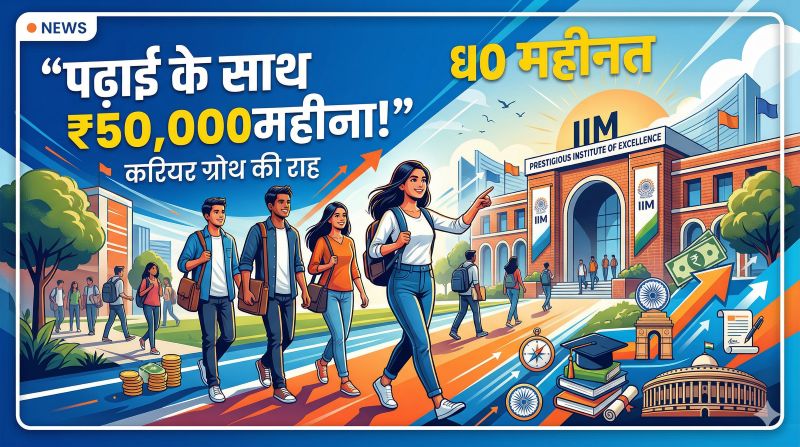 CM सुशासन फेलोशिप: पढ़ाई भी, कमाई भी – IIM में MBA के साथ हर माह ₹50,000…पढ़ें पूरी खबर!