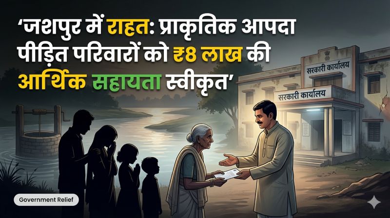 प्राकृतिक आपदा में जान गंवाने वालों के परिजनों को राहत: कलेक्टर रोहित व्यास ने 8 लाख की सहायता राशि की स्वीकृति दी