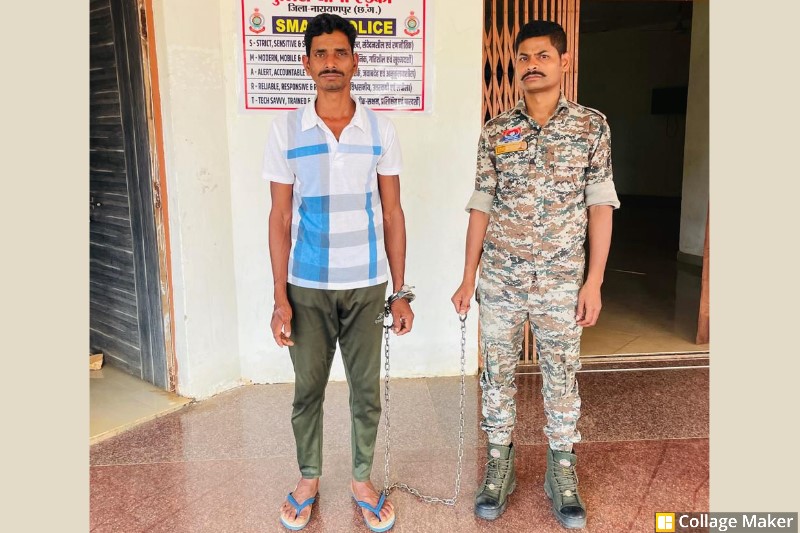 पुरानी रंजिश बनी मौत की वजह, कुदाली से वार कर हत्या, पुलिस की त्वरित कार्रवाई से जल्द सुलझा मामला, एड़का पुलिस ने चंद घंटों में आरोपी को किया गिरफ्तार