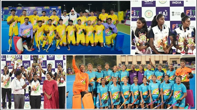 टहनियों से स्टिक बनाकर खेलने वाले गांवों के बच्चे अब बन रहे चैंपियन: ट्राइबल गेम्स में चमके ओडिशा, झारखंड और मिजोरम, भारतीय हॉकी को मिला नया भविष्य