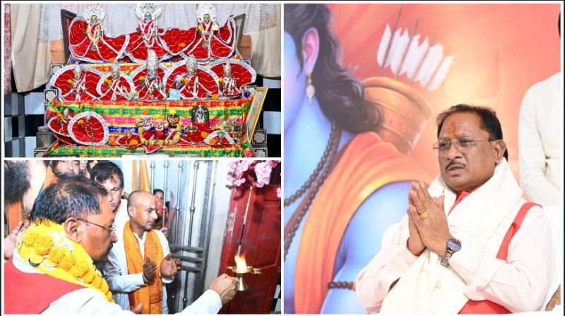 राम नाम से गुंजायमान हुआ नर्मदा कुंड, CM साय ने हनुमान जन्मोत्सव पर किया भूमिपूजन और की बड़ी घोषणाएं : रामलला दर्शन योजना, धर्म स्वातंत्र्य कानून और गौधाम योजना पर भी रखा सरकार का विजन