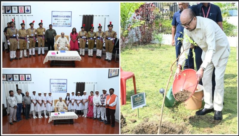 राज्यपाल रमेन डेका से रेडक्रॉस प्रतिनिधियों की सौहार्दपूर्ण भेंट: सरायपाली प्रवास में सेवा और मानवता के कार्यों पर हुई चर्चा