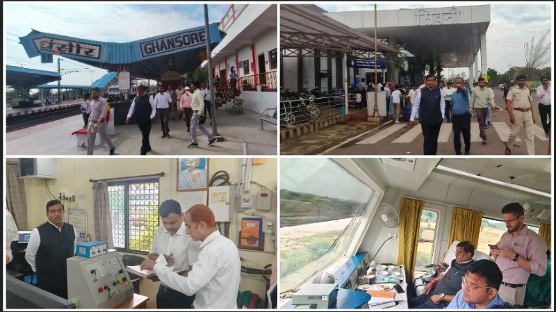 यात्रियों की सुरक्षा से लेकर विकास कार्यों तक कड़ी नजर: DRM दीपक कुमार गुप्ता ने किया पूरे रेलखंड का सघन दौरा, अधिकारियों को दिए सख्त निर्देश