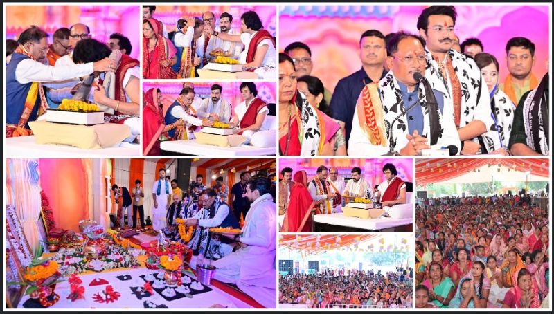 “छत्तीसगढ़ के कण-कण में बसे हैं प्रभु श्रीराम” — रामकथा महोत्सव में CM साय का भावपूर्ण संदेश, श्रद्धा और भक्ति में डूबा कुनकुरी