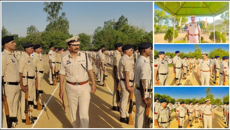 सूरजपुर पुलिस लाइन में अनुशासन की झलक: जनरल परेड की सलामी लेते हुए डीआईजी-एसएसपी ने अधिकारियों को दिए निर्देश—फरियादियों को मिले न्याय, कानून व्यवस्था रहे मजबूत