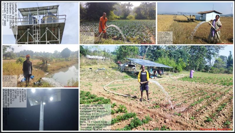 सौर ऊर्जा से विकास की नई रोशनी: जशपुर में क्रेडा विभाग की योजनाओं ने दो वर्षों में रचा बदलाव का इतिहास—किसानों की आय बढ़ी, गांव-शहर रोशन, और पेयजल संकट पर लगी लगाम