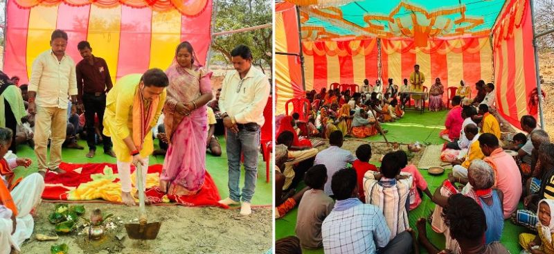 वर्षों की परेशानी का होगा अंत—झारगांव में पुल निर्माण की शुरुआत, शौर्य प्रताप सिंह जूदेव ने किया भूमि पूजन; अब बारिश में नहीं थमेगा जीवन, विष्णुदेव साय के नेतृत्व में विकास को मिली रफ्तार