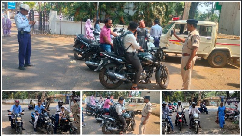 अब नहीं चलेगी लापरवाही! जशपुर कलेक्टोरेट में हेलमेट-सीट बेल्ट अनिवार्य, कर्मचारियों पर ही गिरी गाज—₹14,000 का चालान, प्रशासन ने कहा ‘पहले खुद बनें उदाहरण, तभी सुरक्षित होगा हर जीवन’