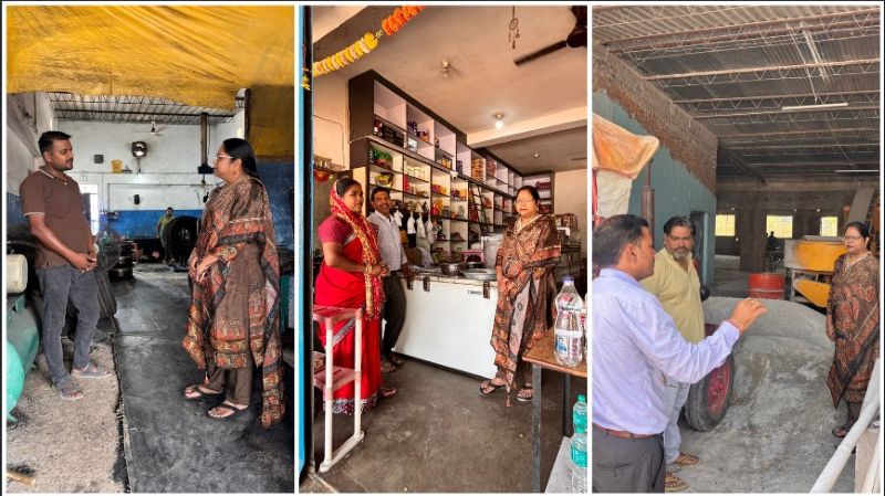 रीता यादव के निरीक्षण में उजागर हुआ विकास मॉडल: टायर वर्क्स से फ्लाई ऐश ब्रिक्स यूनिट तक योजनाओं का असर, गांव-गांव में रोजगार सृजन और आर्थिक सशक्तिकरण को मिली नई रफ्तार