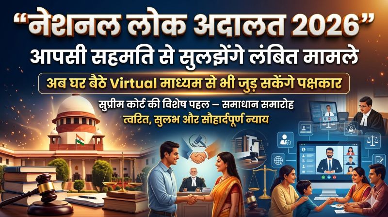 न्याय होगा आसान और त्वरित : समाधान समारोह के तहत सुप्रीम कोर्ट की विशेष लोक अदालत में समझौते से निपटेंगे विवाद, 31 मई तक कर सकेंगे पंजीयन