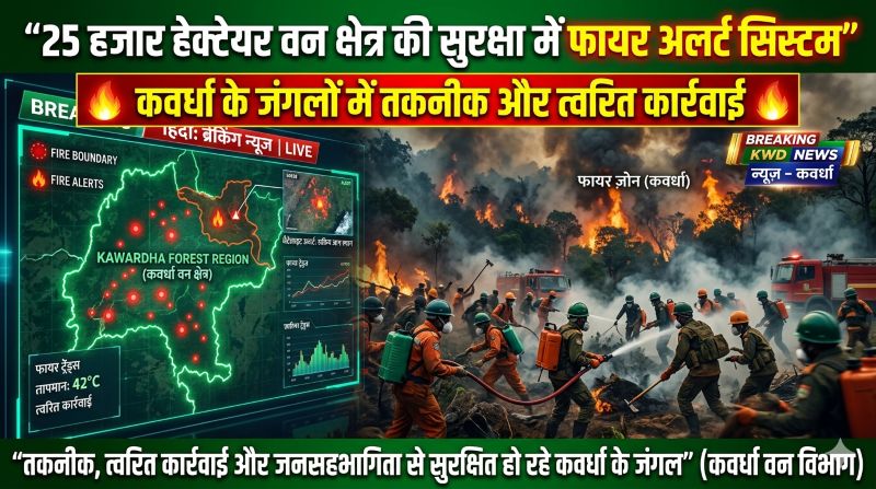 विशेष लेख : 25 हजार हेक्टेयर वन क्षेत्र की सुरक्षा में ‘फायर अलर्ट सिस्टम’ बना मजबूत सुरक्षा कवच
