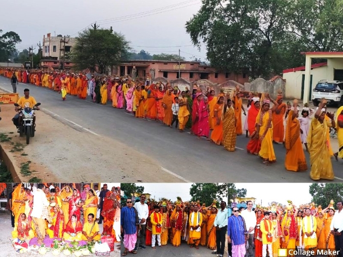 दोकड़ा में उमड़ी आस्था की लहर : श्री जगन्नाथ महोत्सव की भव्य कलश यात्रा में , श्रीमती कौशल्या साय के साथ सम्मिलित हुए हजारों श्रद्धालु, भक्ति, संस्कृति और परंपरा का संगम बना दोकड़ा, प्रथम वर्षगांठ महोत्सव का हुआ भव्य शुभारंभ.