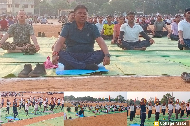 माड़ मैत्री अभियान बना जनआंदोलन : “हमर फिट नारायणपुर” के 6वें दिन दिखा जोश, योगा और जुम्बा के साथ पुलिस-जनता ने बढ़ाया स्वास्थ्य का संकल्प, मंत्री केदार कश्यप की उपस्थिति में गूंजा फिटनेस का संदेश.