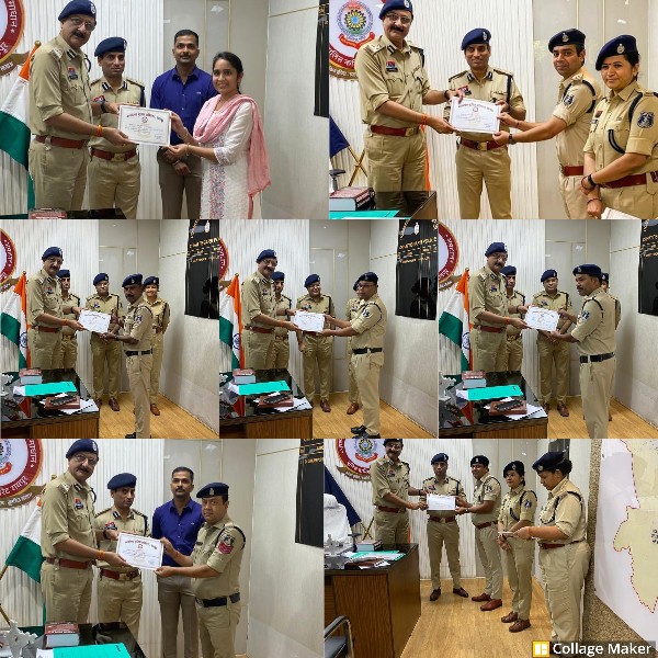 रायपुर पुलिस के 70 जांबाज अधिकारी-कर्मचारी सम्मानित : उत्कृष्ट कार्यों पर पुलिस कमिश्नर ने बढ़ाया हौसला, अपराधियों पर त्वरित कार्रवाई करने वाली पुलिस टीमों को मिला सम्मान, रायपुर पुलिस कमिश्नर ने सराहा कार्य.