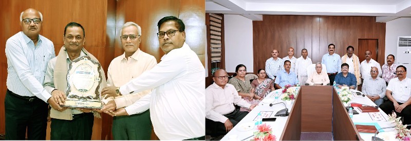 छत्तीसगढ़ स्टेट पॉवर कंपनी में भावुक विदाई समारोह : ईडी मनीष गुप्ता सहित 8 अधिकारी-कर्मचारी सम्मानित, पॉवर कंपनी के सेवानिवृत्त कर्मियों को दी गई भावभीनी विदाई.