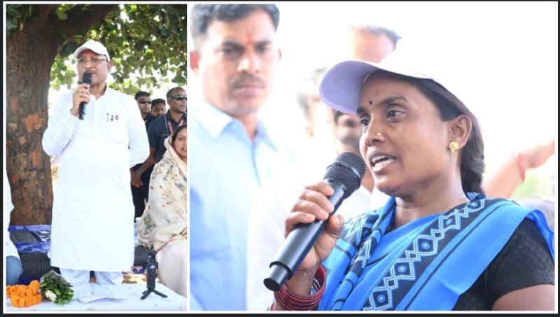 सरकारी योजनाओं से बदली तस्वीर: विष्णुदेव साय के नेतृत्व में सरोधी की चौपाल में दिखी आत्मनिर्भरता की कहानी, केकती बाई बनीं सशक्त महिला का उदाहरण