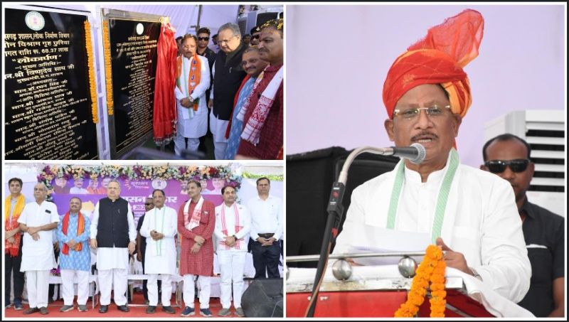 सुशासन तिहार में बड़ी सौगात: विष्णुदेव साय ने 68 लाख महिलाओं के खातों में 642 करोड़ ट्रांसफर किए, राजनांदगांव में विकास परियोजनाओं की बरसात