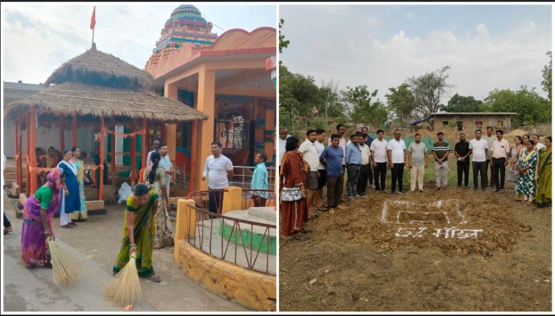 सुशासन तिहार की शानदार शुरुआत: खूंटीटोली में जनभागीदारी से हुआ स्वच्छता श्रमदान, 5% जल संचय मॉडल के निर्माण से जल संरक्षण को मिला नया आयाम, कलेक्टर रोहित व्यास के मार्गदर्शन में गांव बना मिसाल