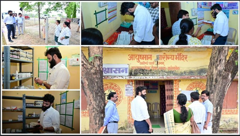 जशपुर में स्वास्थ्य व्यवस्था पर कड़ा फोकस: कलेक्टर रोहित व्यास ने चेटबा उपस्वास्थ्य केंद्र का किया निरीक्षण, प्रसव सेवाओं से साफ-सफाई तक परखी व्यवस्था, कमी पर त्वरित सुधार के आदेश