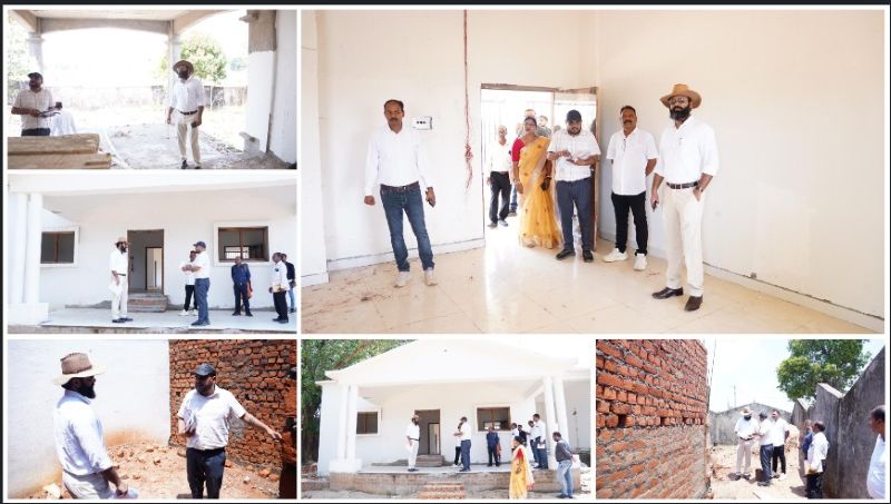 ग्रामीणों को जल्द मिलेगी बेहतर सुविधा : कलेक्टर ने सिरिमकेला में स्कूल और सामुदायिक भवन निर्माण कार्यों को गुणवत्तापूर्ण ढंग से शीघ्र पूरा करने दिए निर्देश