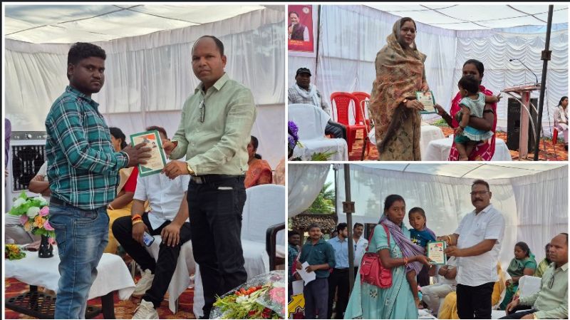 सुशासन तिहार 2026 : मुख्यमंत्री विष्णु देव साय की पहल रंग लाई ; जशपुर के सुशासन शिविर में गांव-गांव पहुंचकर प्रशासन ने सुनी जनता की समस्याएं, मौके पर बना राशन कार्ड