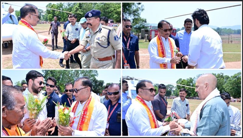 मुख्यमंत्री विष्णुदेव साय के कलिबा पहुंचते ही उमड़ा जनसैलाब, ग्रामीणों और जनप्रतिनिधियों ने किया भव्य आत्मीय स्वागत