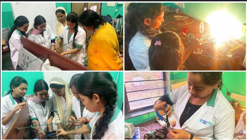 अब बिजली के काम में भी महिलाओं का दम : बिलासपुर आर-सेटी में 20 ग्रामीण महिलाएं बनीं इलेक्ट्रिशियन, पुरुष प्रधान क्षेत्र में आत्मनिर्भरता की नई मिसाल