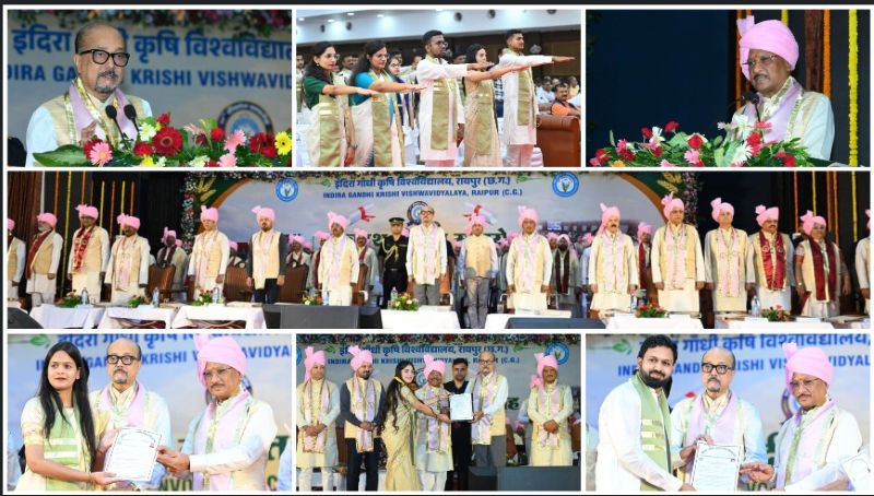 कृषि में AI, ड्रोन और वैल्यू एडिशन ही भविष्य : IGKV दीक्षांत समारोह में राज्यपाल और मुख्यमंत्री का बड़ा संदेश, 13 विद्यार्थियों को मिले स्वर्ण पदक