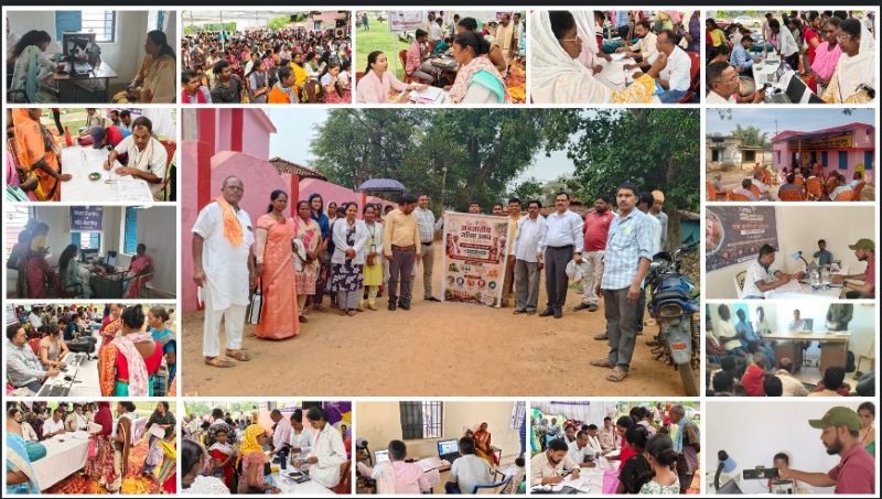 दूरस्थ गांवों में पहुंची शासन की योजनाएं : स्वास्थ्य परीक्षण से लेकर आधार अपडेट और प्रमाण पत्र तक, शिविरों में ग्रामीणों को मिला त्वरित लाभ