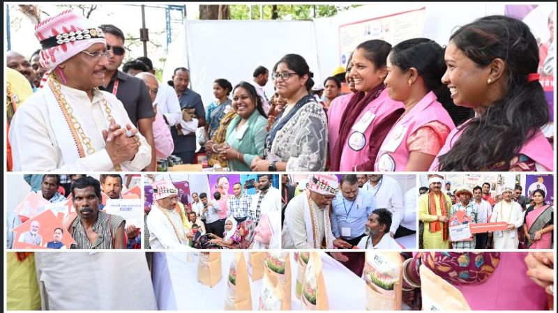 “अब लखपति नहीं, करोड़पति दीदी बनो” : मुख्यमंत्री विष्णु देव साय ने स्व-सहायता समूह की महिलाओं को दिया उद्यम विस्तार का मंत्र, योजनाओं से बदली ग्रामीणों की तस्वीर