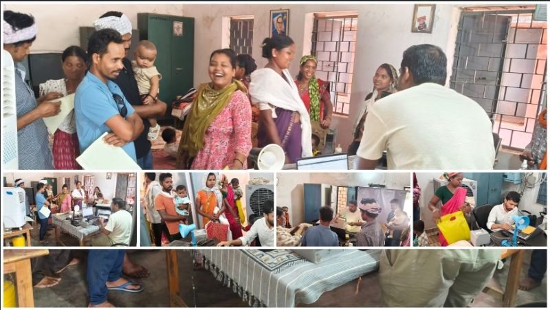 ‘जन भागीदारी सबसे दूर सबसे पहले’ अभियान बना आदिवासी हितों का मजबूत माध्यम : जशपुर में लगाए गए शिविरों में स्वास्थ्य परीक्षण, आयुष्मान कार्ड, आधार अपडेट और प्रमाण पत्र सेवाओं का मिला लाभ