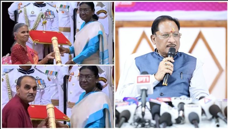 पद्मश्री सम्मान से अलंकृत गोडबोले दंपति की निस्वार्थ सेवा को मुख्यमंत्री विष्णुदेव साय ने बताया छत्तीसगढ़ का गौरव