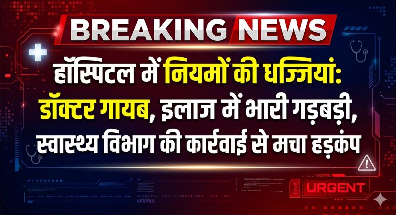 स्वास्थ्य व्यवस्था पर बड़ा खुलासा: पेंड्रा रोड के डी.डी. हॉस्पिटल में गंभीर लापरवाही उजागर, मरीजों की जान से खिलवाड़ का आरोप