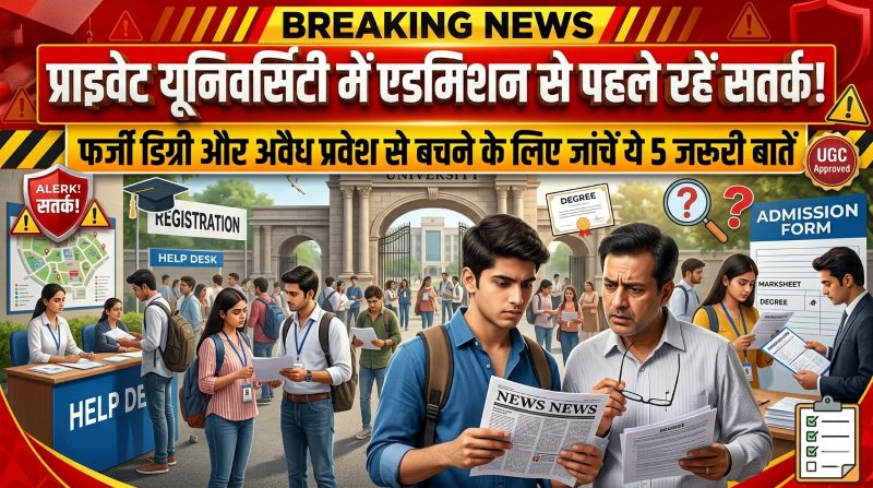 छात्रों के लिए अलर्ट: कहीं फर्जी डिग्री के जाल में न फंस जाएं, प्रवेश से पहले जरूर जांचें ये 5 बातें