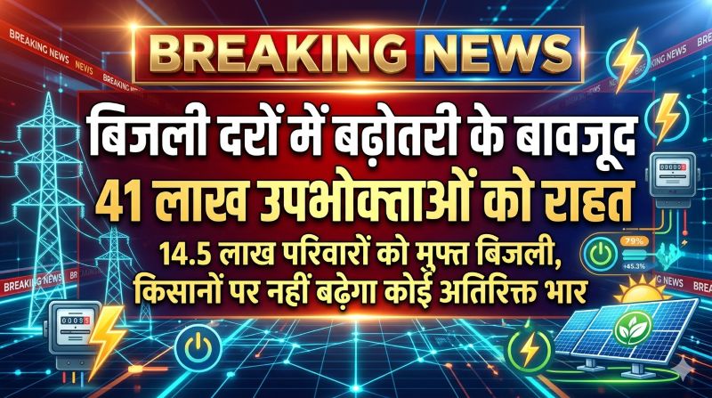 महंगी बिजली के दौर में छत्तीसगढ़ मॉडल: 14.5 लाख परिवारों को मुफ्त बिजली, 41 लाख उपभोक्ताओं को राहत और हजारों घरों का बिल हुआ शून्य, सरकार ने सुरक्षा कवच से संभाला उपभोक्ताओं का हित