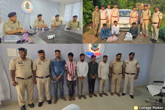 जशपुर पुलिस की बड़ी कार्रवाई : पुलिस मितान की मदद से जंगल में घेराबंदी, झारखंड से लाई जा रही नशीले इंजेक्शन की खेप पकड़ाई, भारी मात्रा में नशीला सामान बरामद, पाँच आरोपी तस्कर गिरफ्तार कर भेजे गए न्यायिक अभिरक्षा में.