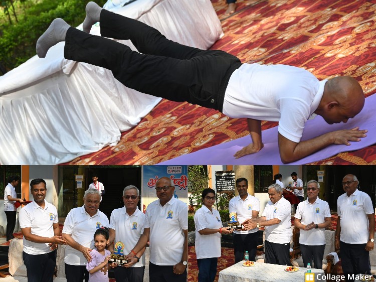 योग से स्वास्थ्य का संदेश : अंतर्राष्ट्रीय योग दिवस पर पावर कंपनी में सामूहिक योगाभ्यास, पावर कंपनी मुख्यालय में अधिकारियों-कर्मचारियों ने किया सामूहिक योग, शीर्षासन और सेतुबंधासन ने बटोरीं तालियां.