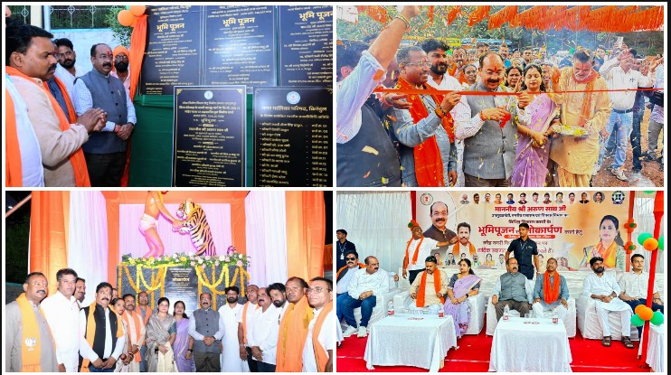 उप मुख्यमंत्री अरुण साव ने 7.19 करोड़ के विकास कार्यों का किया लोकार्पण-भूमिपूजन : कहा – स्वच्छता, पेयजल, सड़क, अधोसंरचना और नागरिक सुविधाएं बढ़ाने प्रमुखता से किये जा रहे काम