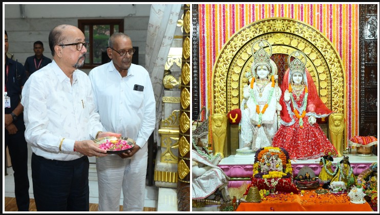 रायपुर के श्री राम मंदिर में राज्यपाल रमेन डेका ने किए दर्शन: जनकल्याण और समृद्ध भारत की कामना के साथ की प्रार्थना