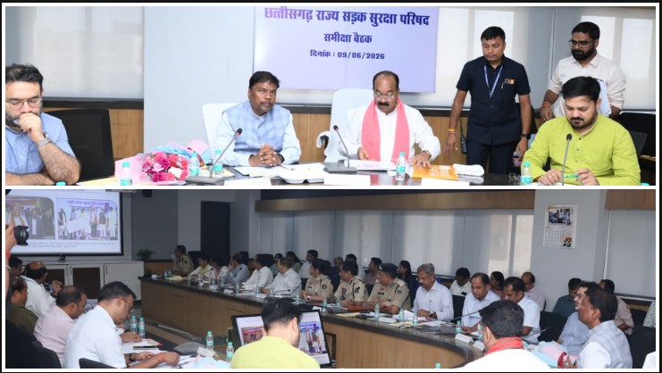 सड़क हादसों पर सख्ती का बड़ा रोडमैप: तकनीक, प्रशिक्षण और कड़े प्रवर्तन के दम पर छत्तीसगढ़ सरकार का अभियान तेज, 61 हजार चालान और 31 हजार से अधिक वाहनों की फिटनेस जांच