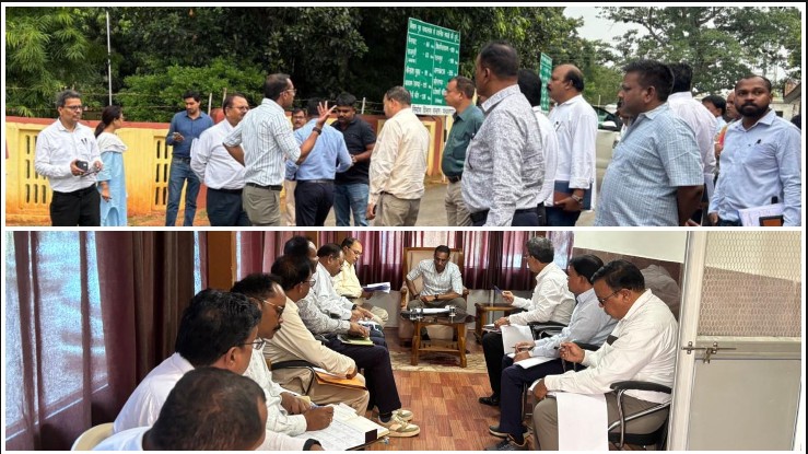 लोक निर्माण विभाग के सचिव मुकेश बंसल का जशपुर दौरा: सड़क निर्माण कार्यों का किया निरीक्षण, अधिकारियों को समय-सीमा में गुणवत्तापूर्ण काम पूरा करने के सख्त निर्देश