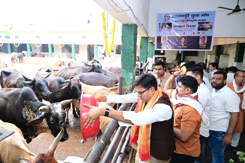 जन्मदिवस के अवसर पर वित्त मंत्री श्री ओपी चौधरी ने की गौ-सेवा, संरक्षण के प्रयासों को सराहा