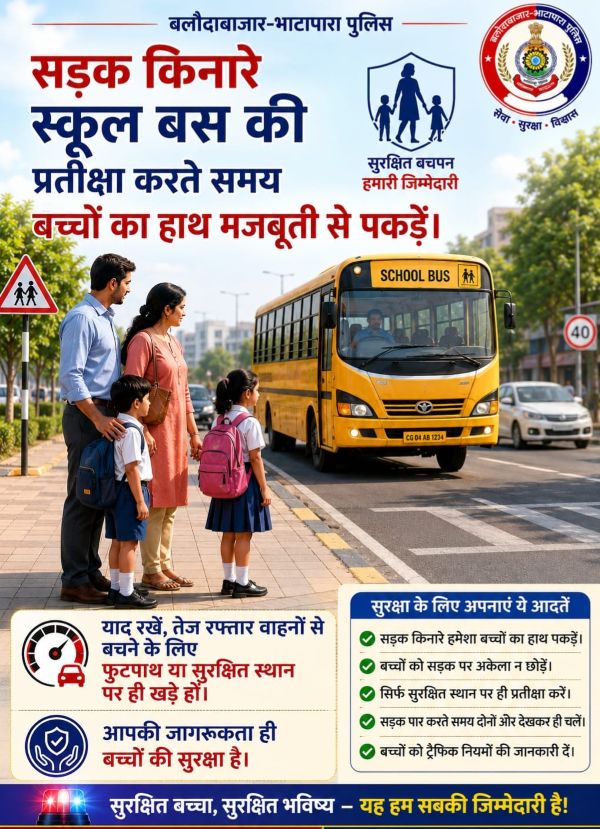 हर सुबह बच्चों की मुस्कान के साथ हमारी जिम्मेदारी भी बढ़ती है… पुलिस ने बताया सड़क सुरक्षा का जीवन संदेश..जागरूक अभिभावकों के लिए एक बेहद ज़रूरी और संवेदनशील अपील…